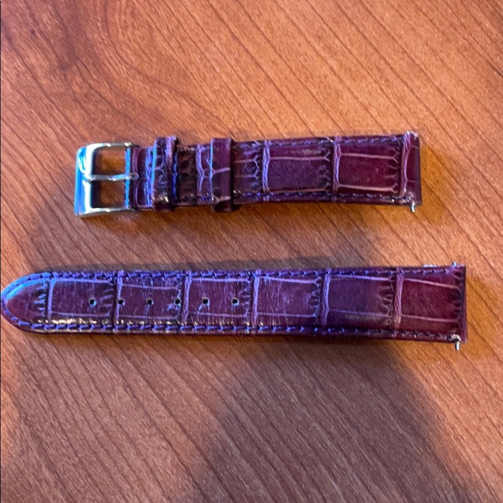 Nwt eliminated 18 mm brown leather watch band